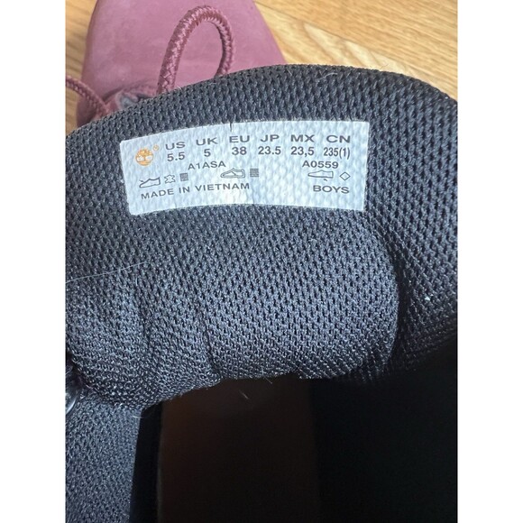 Timberland Waterproof Field Boot Burgundy Nubuck Men's Boots A1A2X - Picture 9 of 9